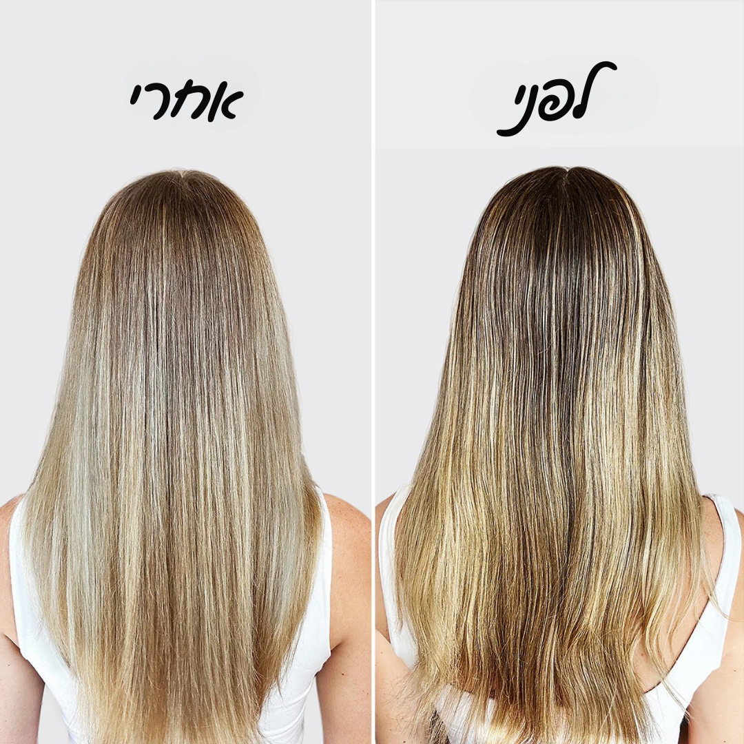 מארז שמפו ומרכך סגול לשיער צבוע או אפור