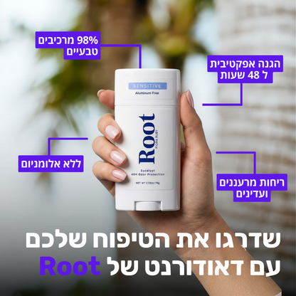 תה ירוק & לימון - דאודורנט טבעי