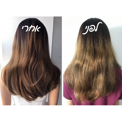 מארז שמפו ומרכך סגול לשיער צבוע או אפור
